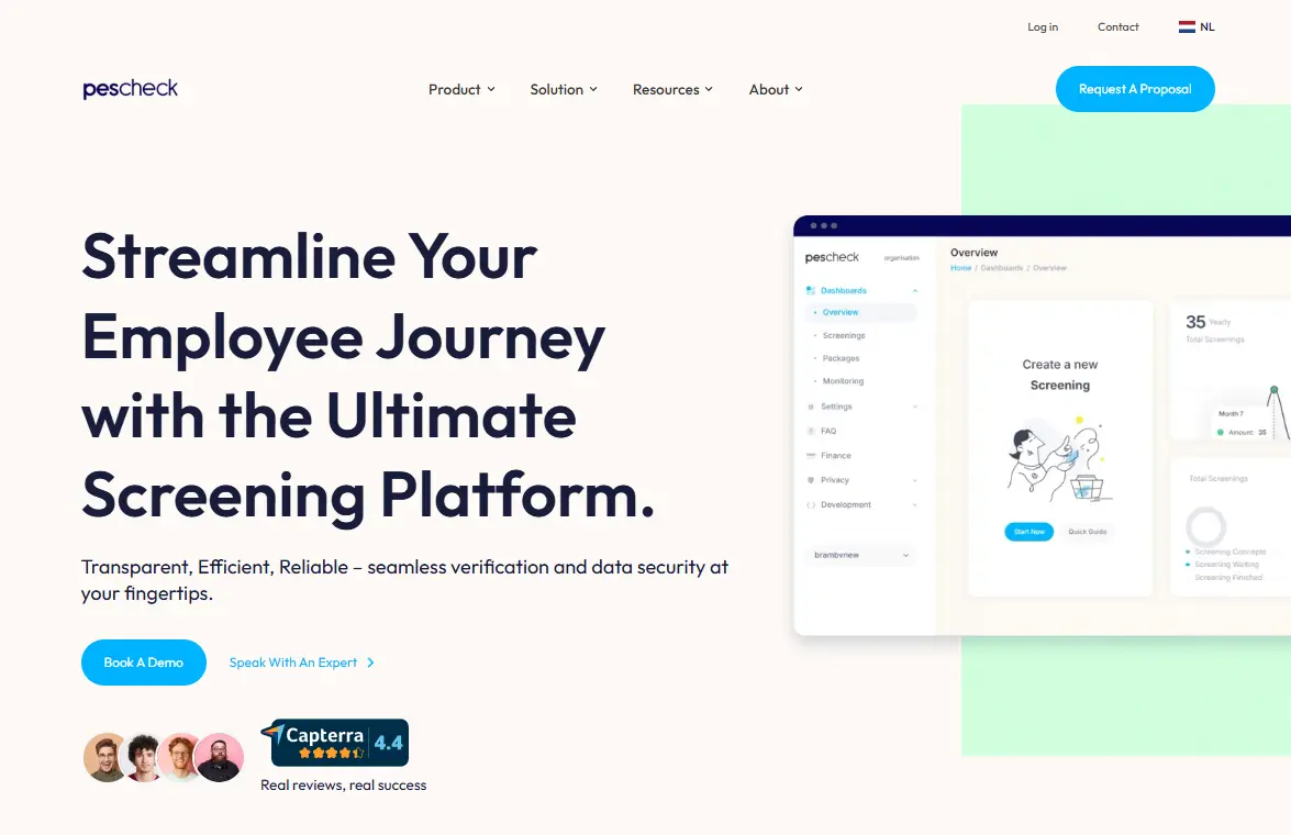 Background Check software - PESCHECK - Optimize Screening